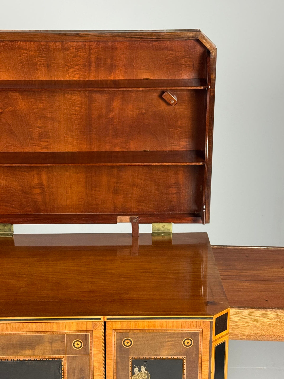 Dutch Louis XVI Fold-Over Buffet, circa 1790 to 1800, photo 16