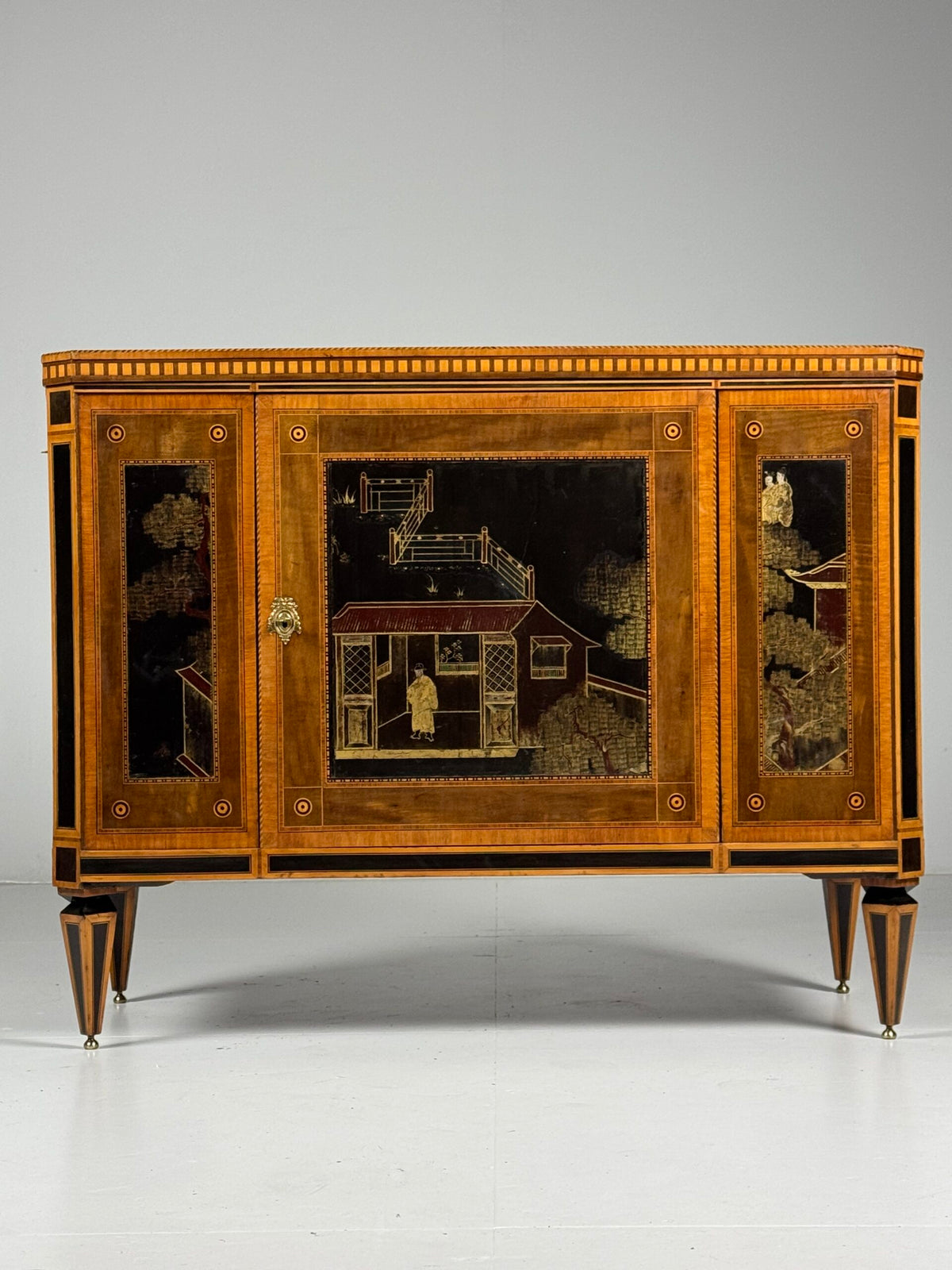 Dutch Louis XVI Fold-Over Buffet, circa 1790 to 1800, photo 10