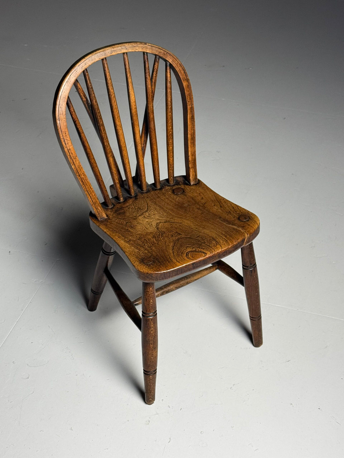 Set of Six English Windsor Dining Chairs, c. 1900, photo 21