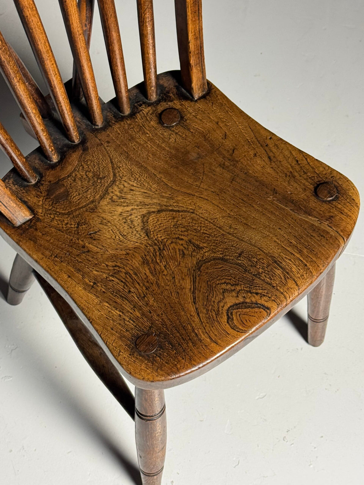 Set of Six English Windsor Dining Chairs, c. 1900, photo 19