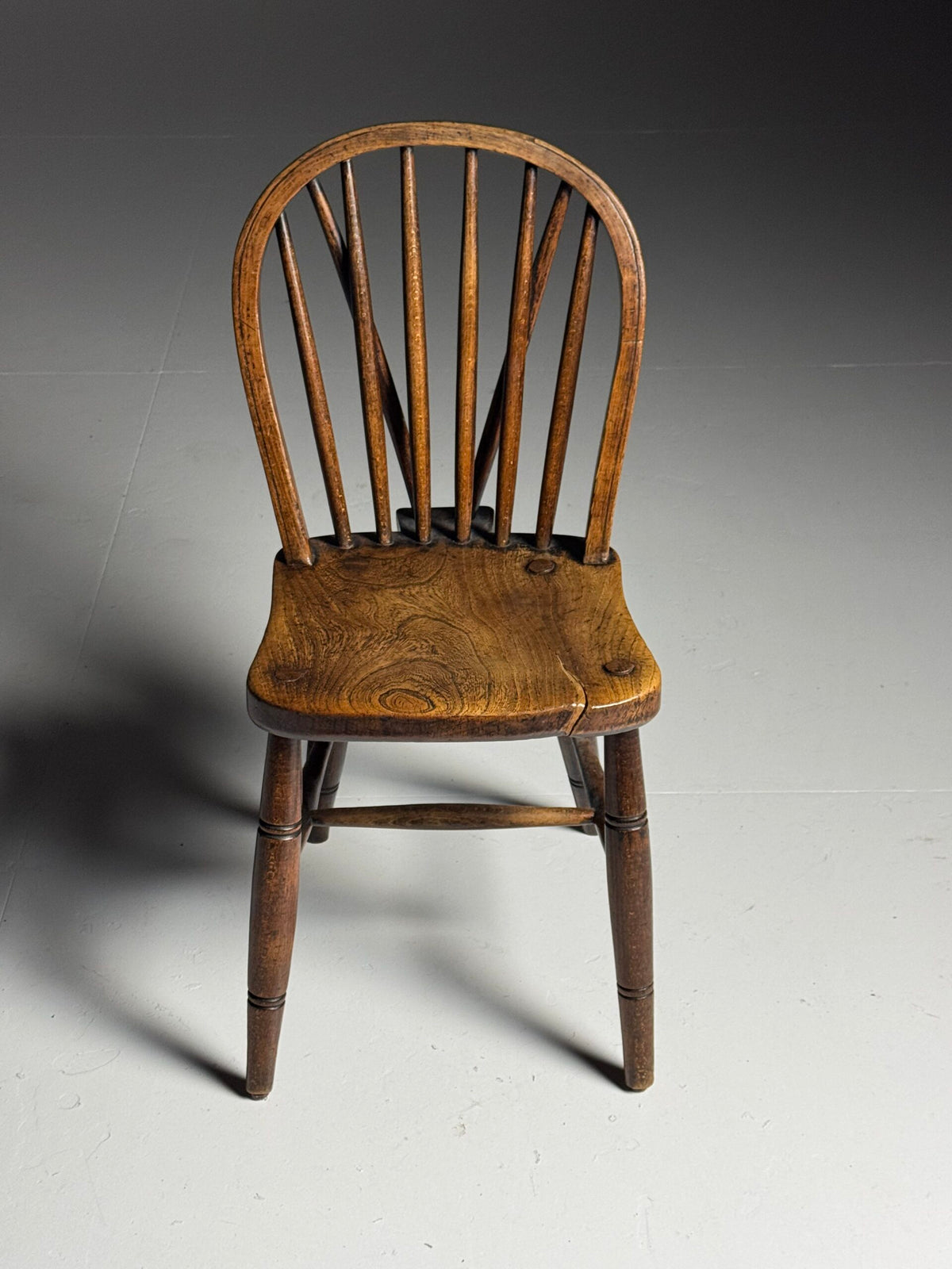 Set of Six English Windsor Dining Chairs, c. 1900, photo 12