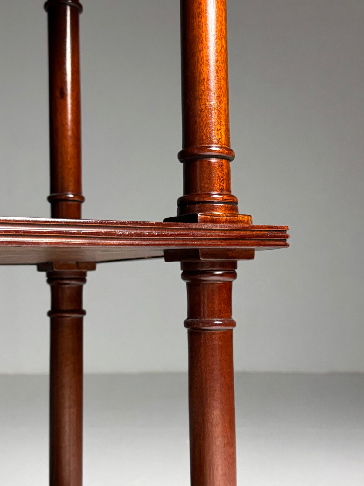 Mahogany Etagere on Brass Castors, 20th Century, photo 9