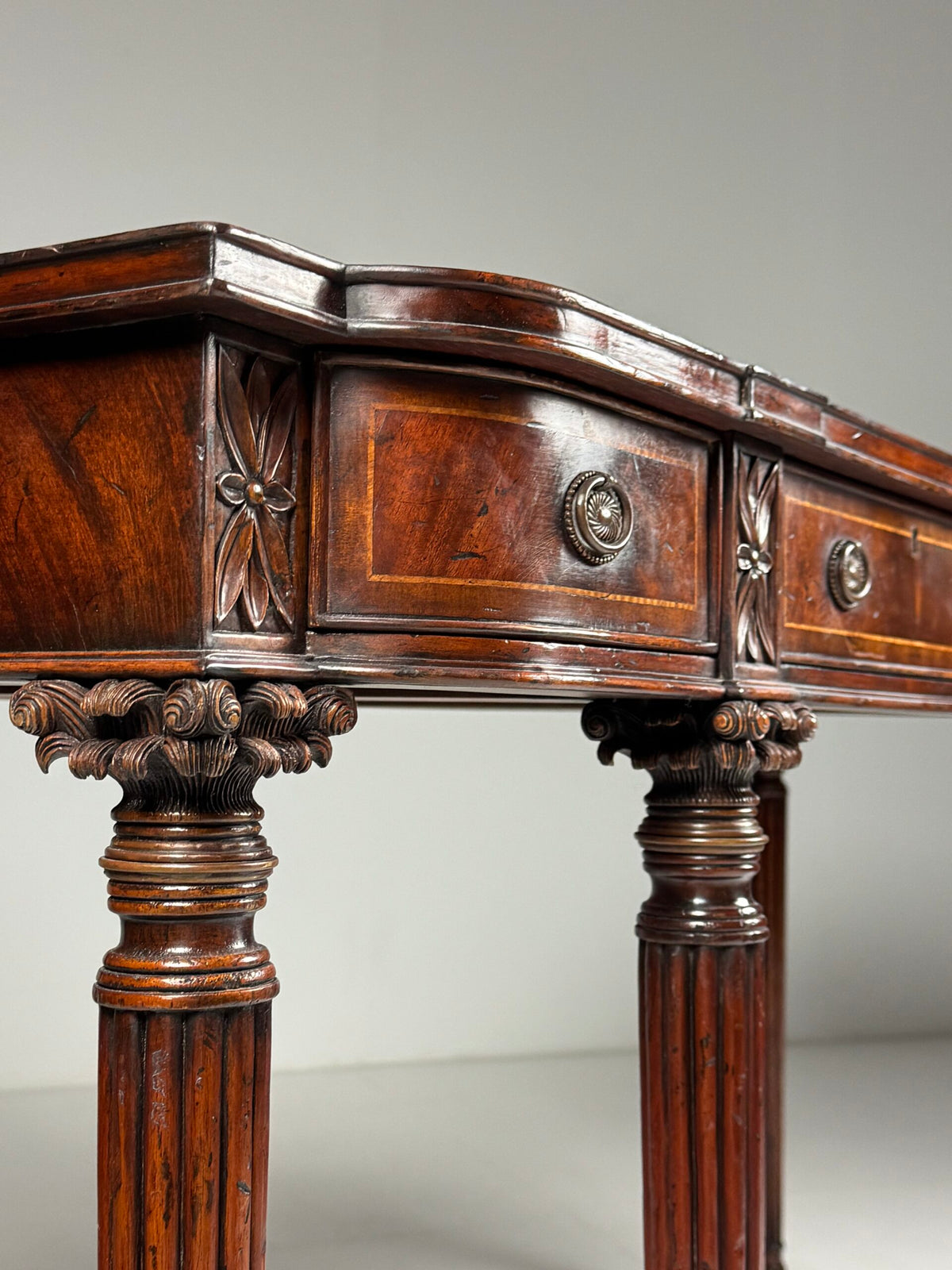 English Regency Style Mahogany Sideboard, Late 20th Century, photo 21