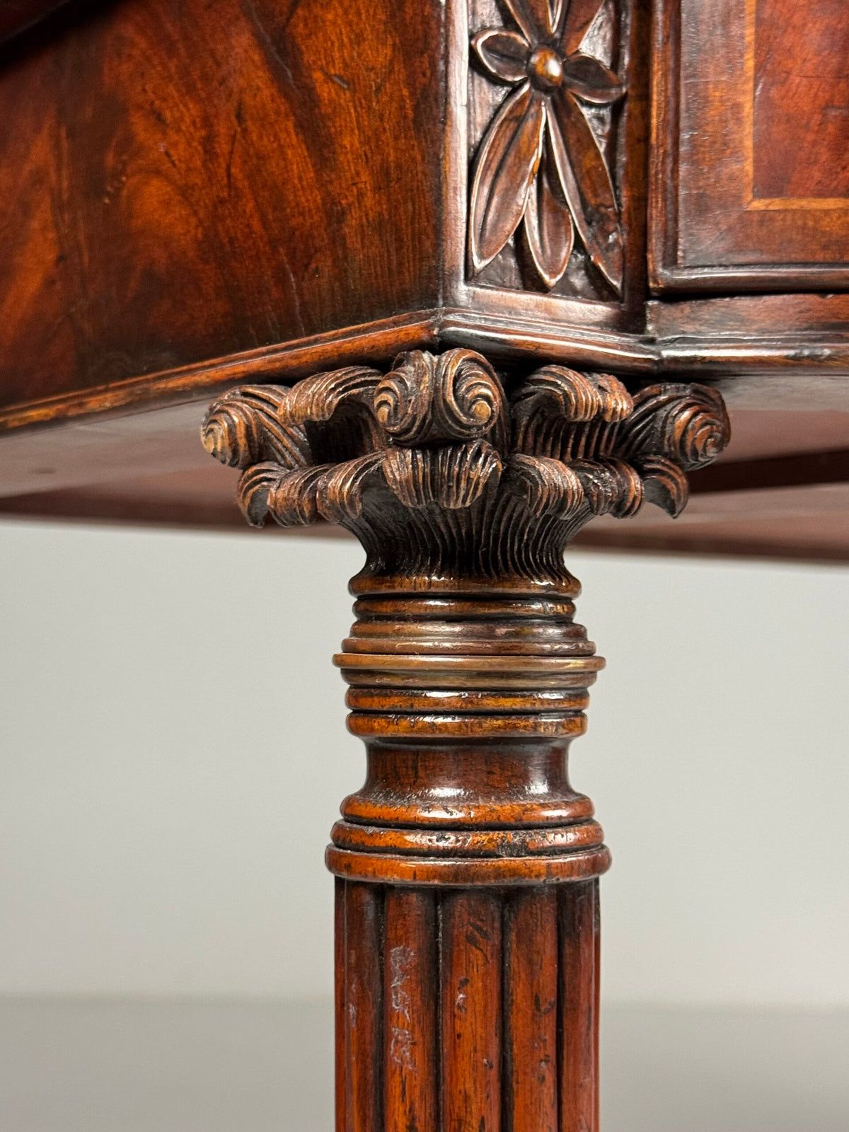 English Regency Style Mahogany Sideboard, Late 20th Century, photo 26