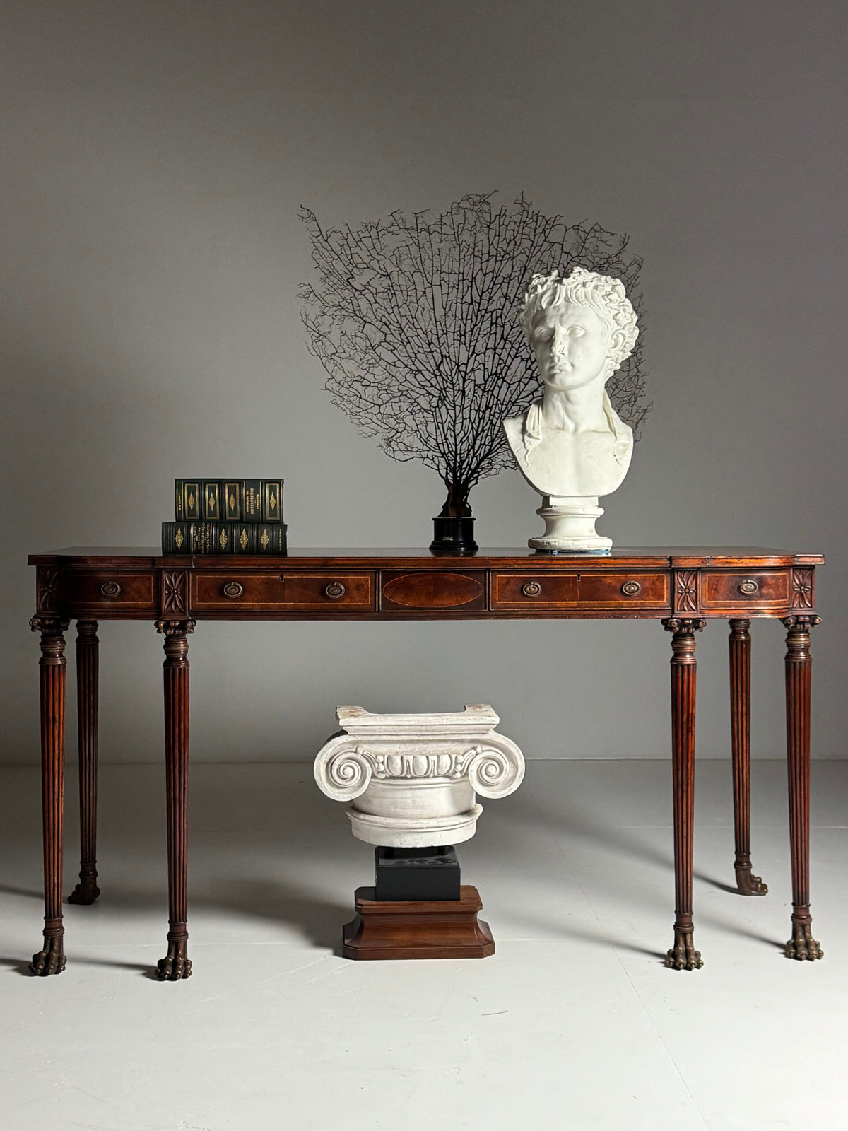 English Regency Style Mahogany Sideboard, Late 20th Century, photo 31