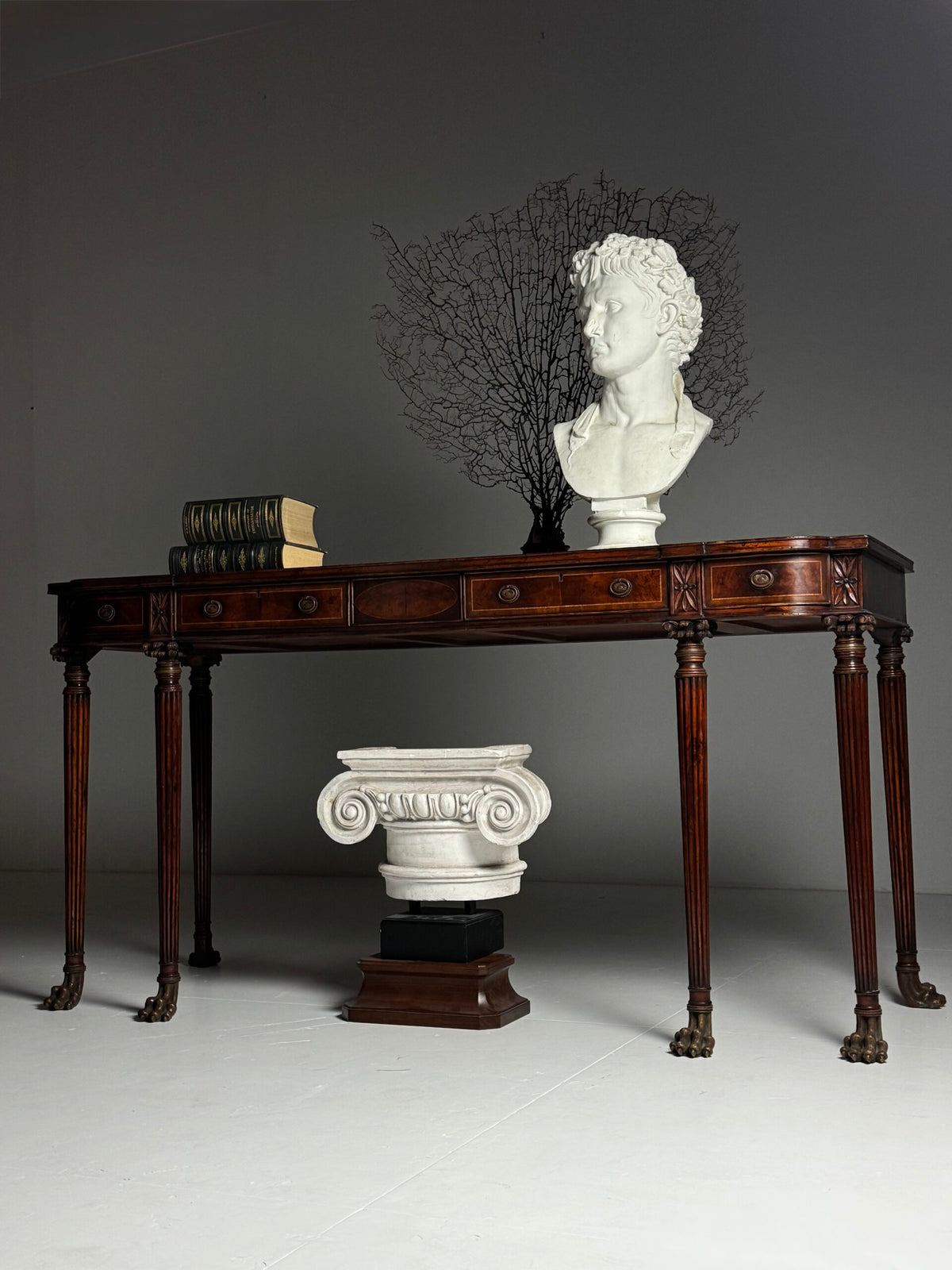 English Regency Style Mahogany Sideboard, Late 20th Century, photo 35