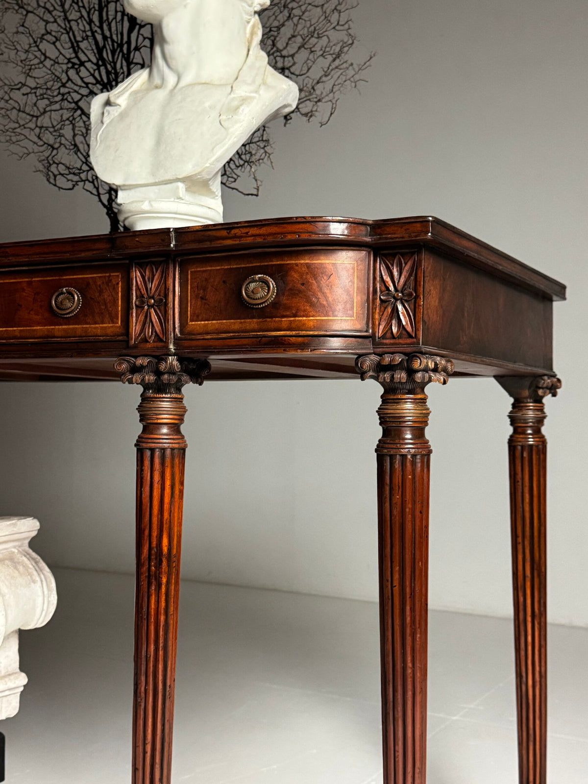 English Regency Style Mahogany Sideboard, Late 20th Century, photo 36