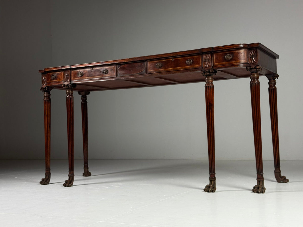 English Regency Style Mahogany Sideboard, Late 20th Century, photo 38