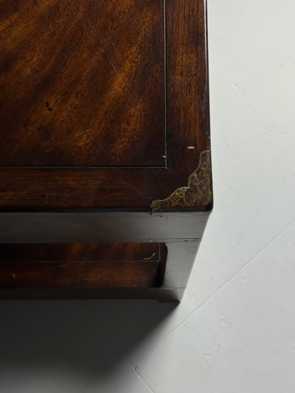 Mahogany Campaign Style Coffee Table, England, Late 20th Century, photo 14