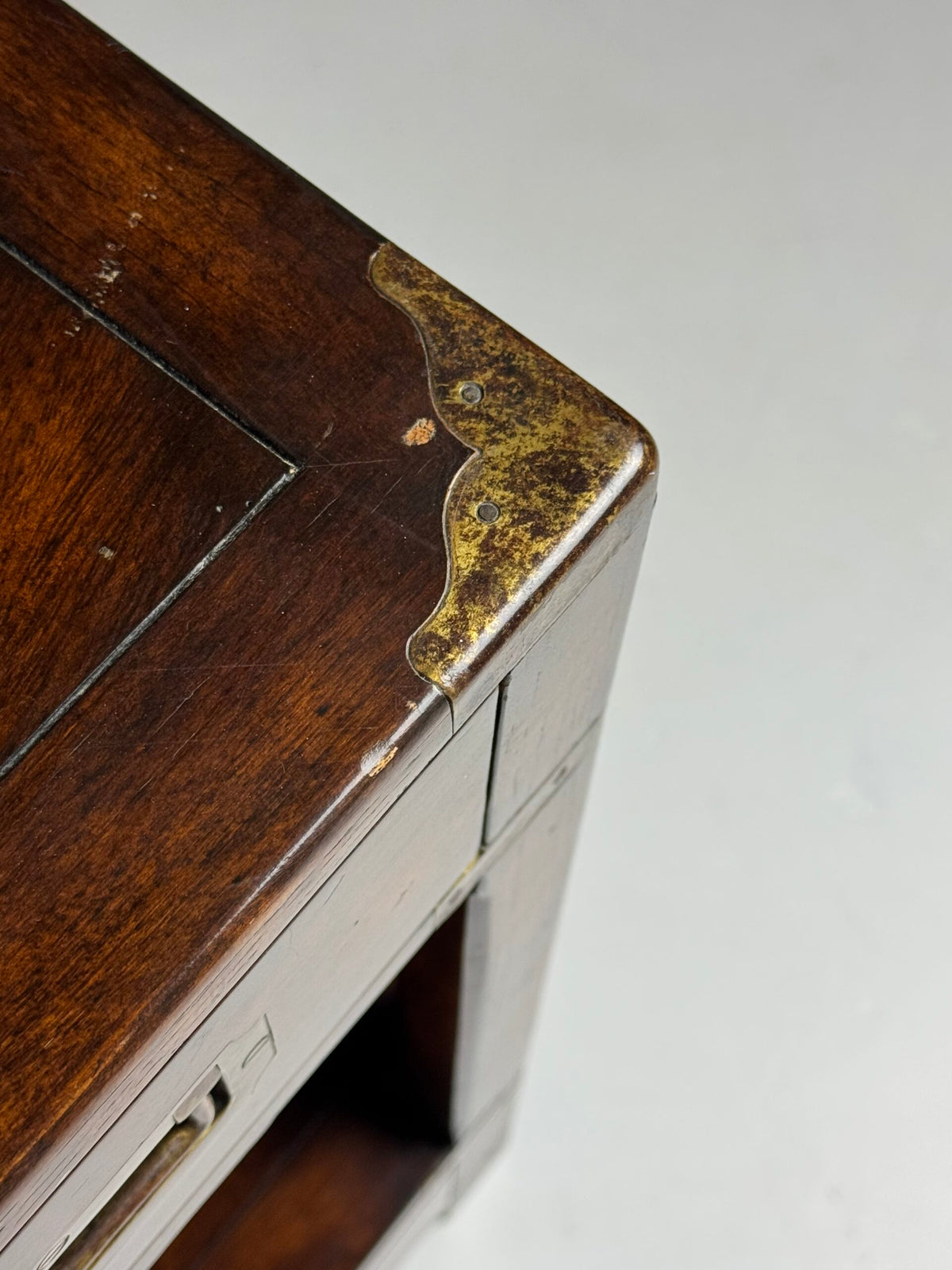 Mahogany Campaign Style Coffee Table, England, Late 20th Century, photo 13