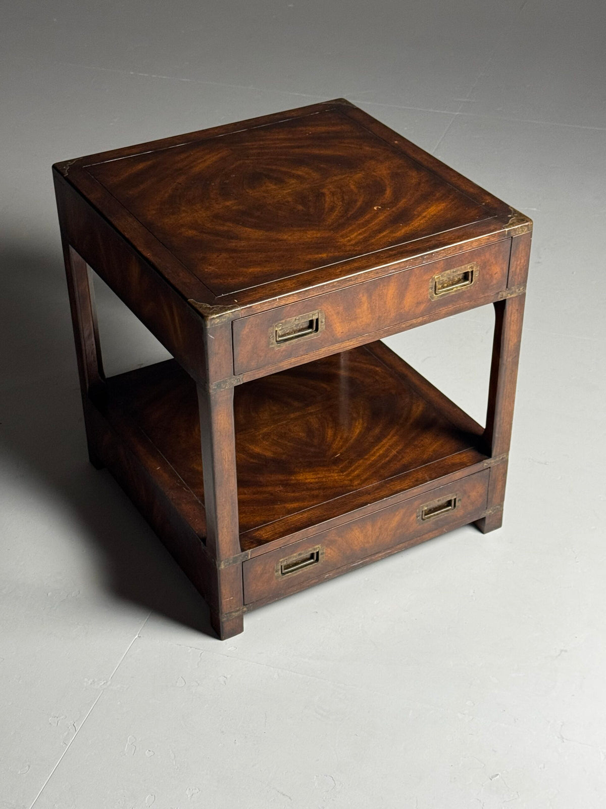 Mahogany Campaign Style Coffee Table, England, Late 20th Century, photo 11