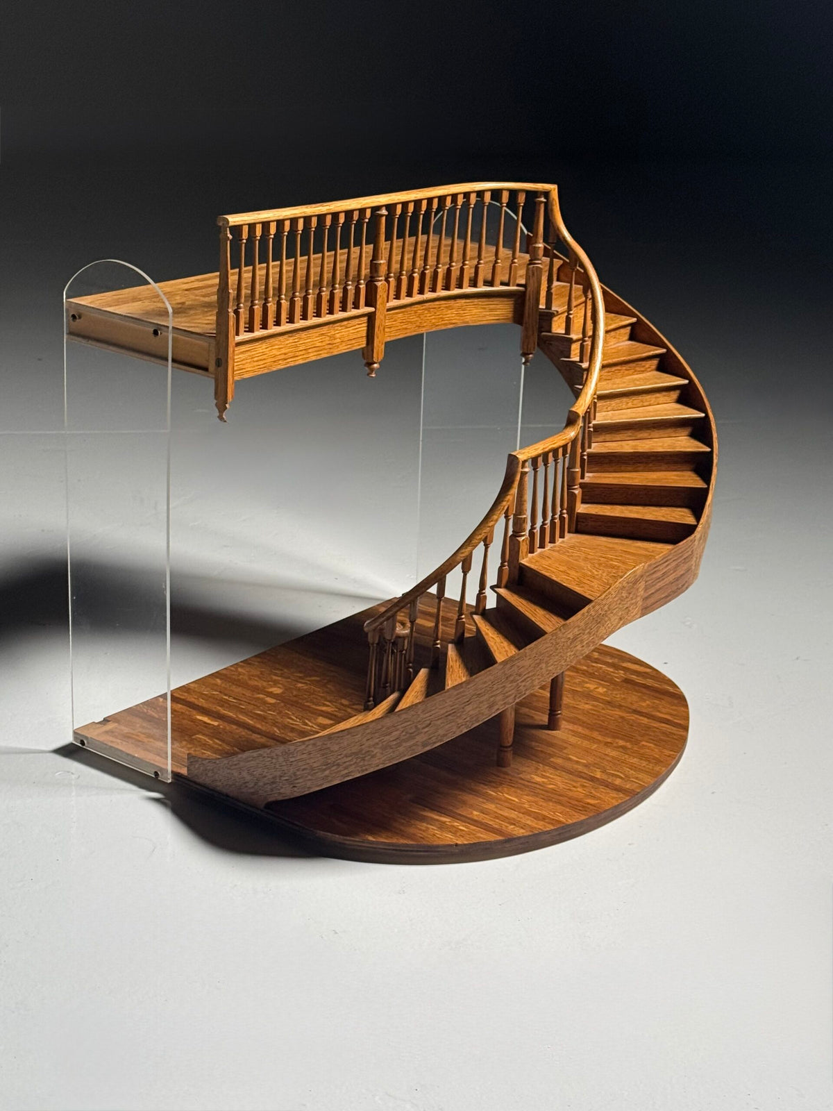 Architectural Staircase Scale Model with Inlaid Floor, London, photo 2