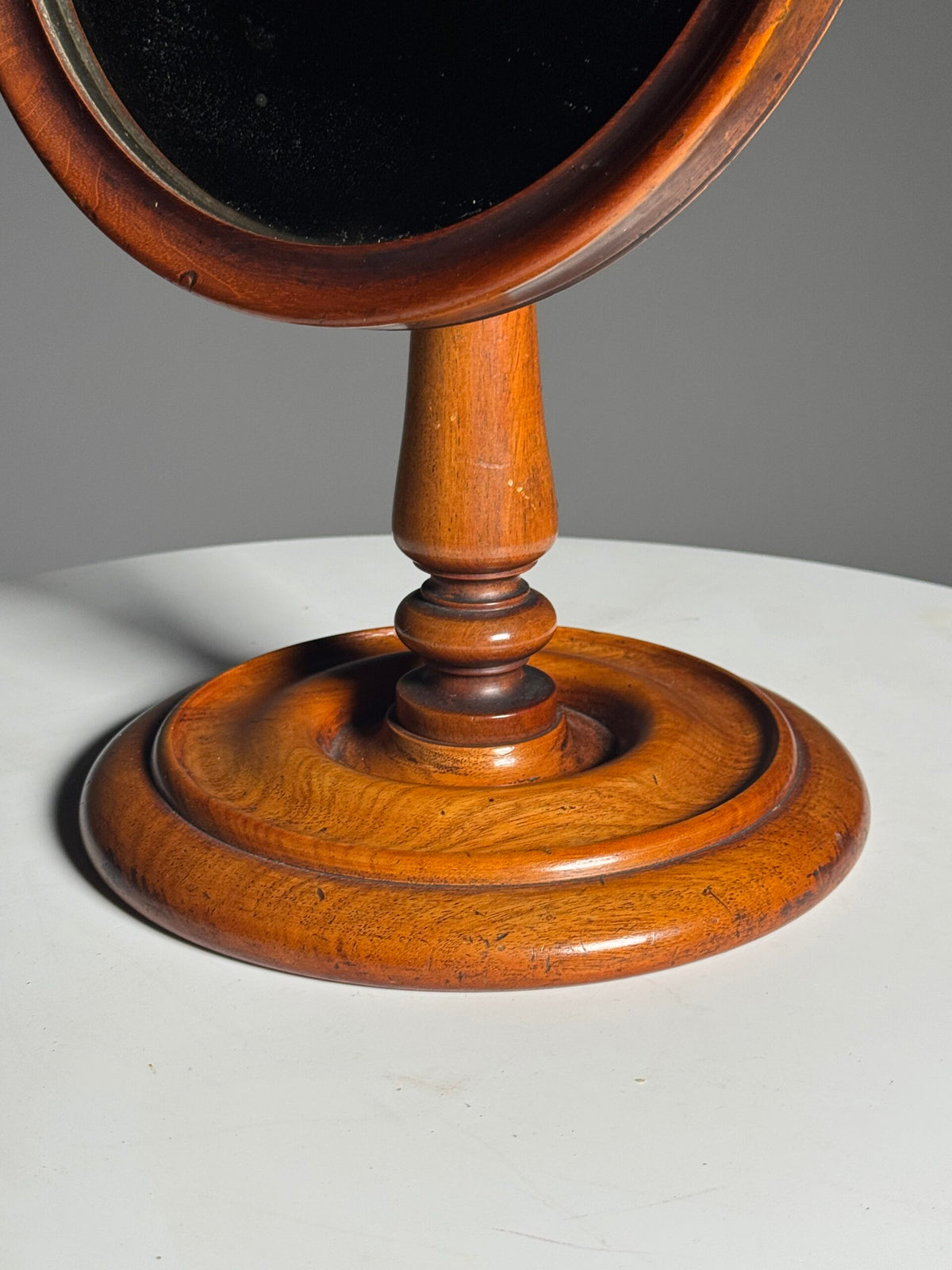 English Mahogany Make-up Mirror, Late 19th Century, photo 3