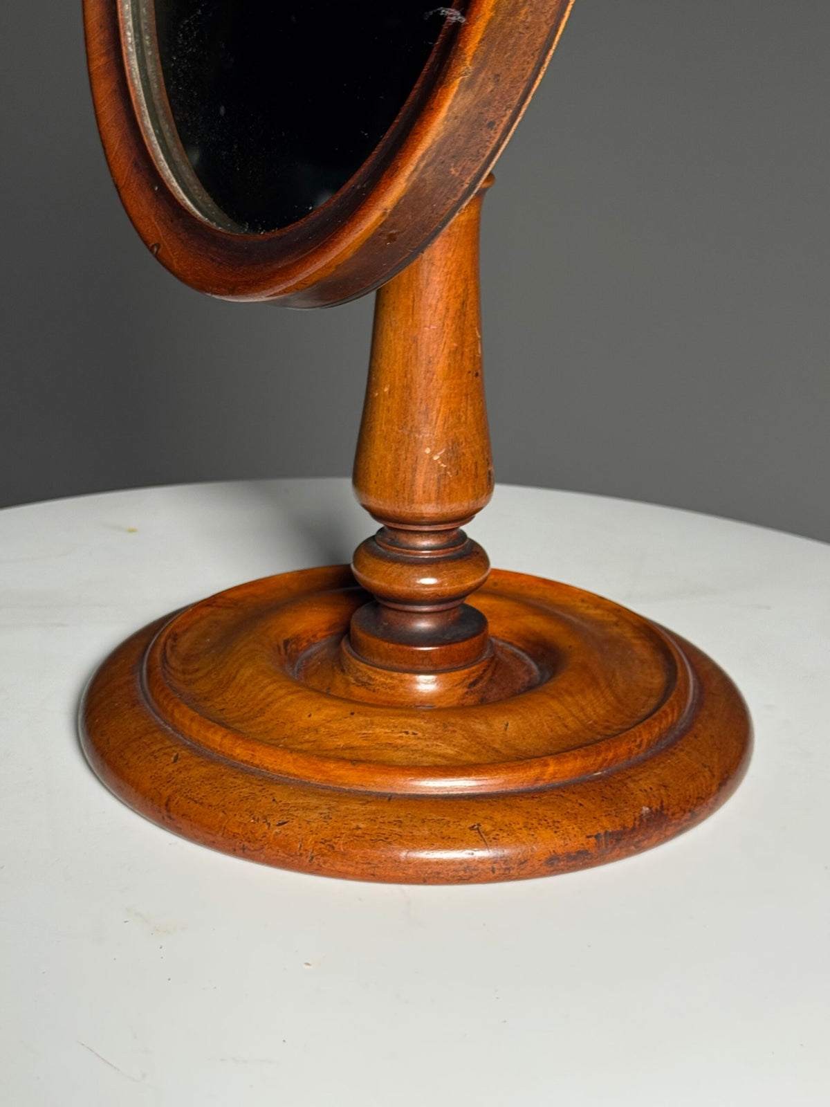 English Mahogany Make-up Mirror, Late 19th Century, photo 7