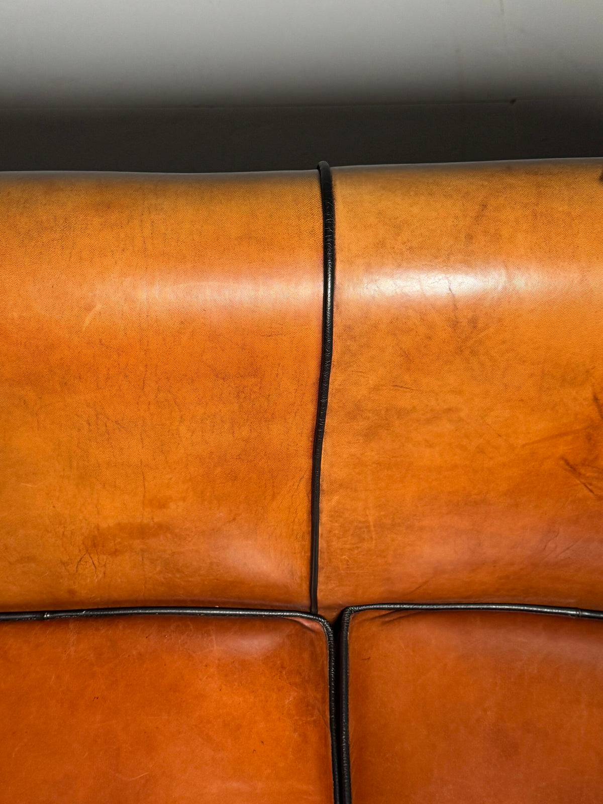 Spacious Three Seater Sheepskin Leather Sofa, photo 30