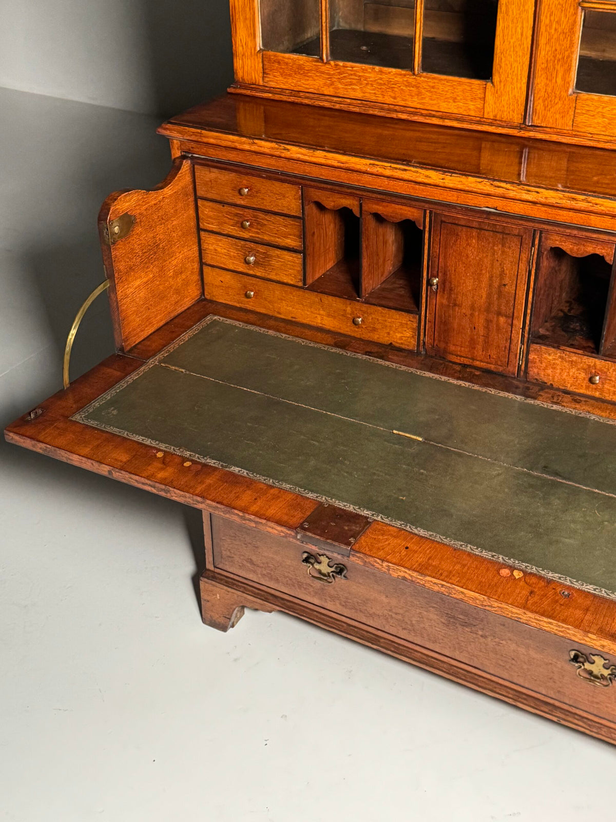 English Oak Bureau Bookcase, circa 1800, photo 16