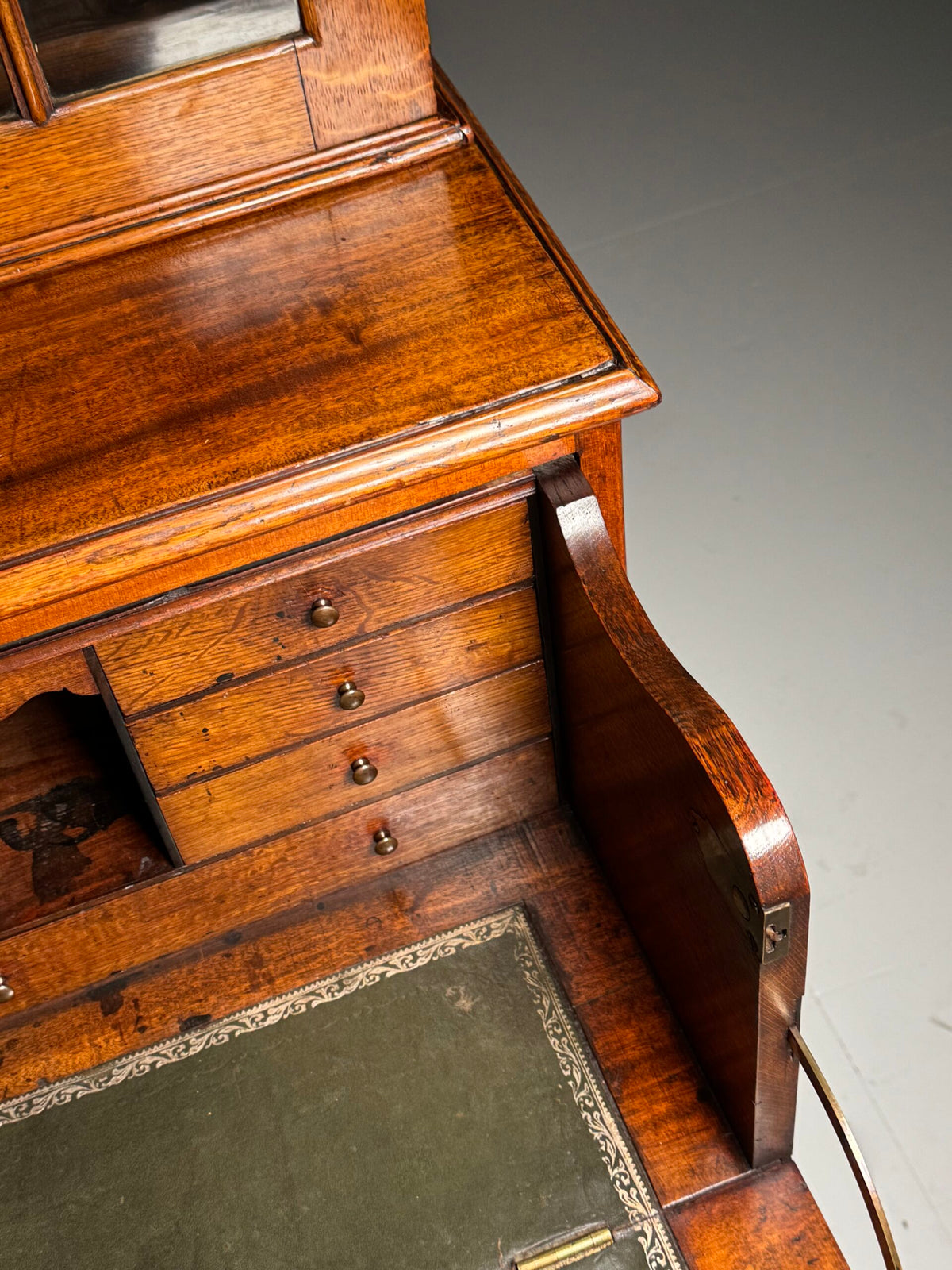 English Oak Bureau Bookcase, circa 1800, photo 20