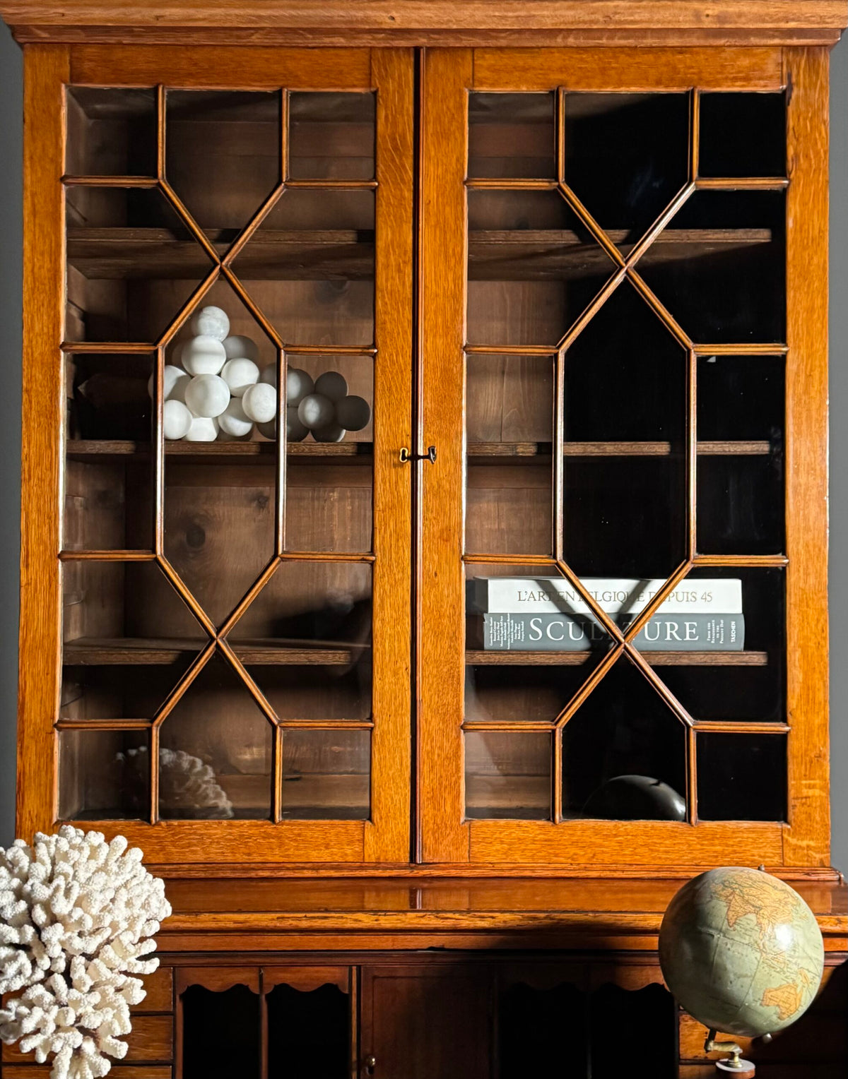 English Oak Bureau Bookcase, circa 1800, photo 26