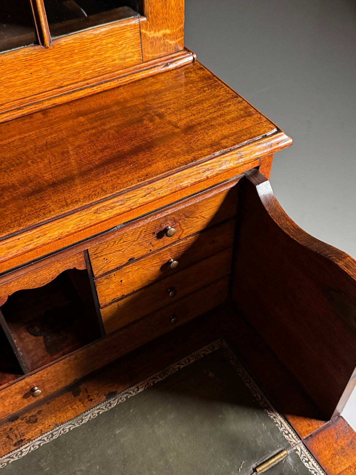English Oak Bureau Bookcase, circa 1800, photo 28