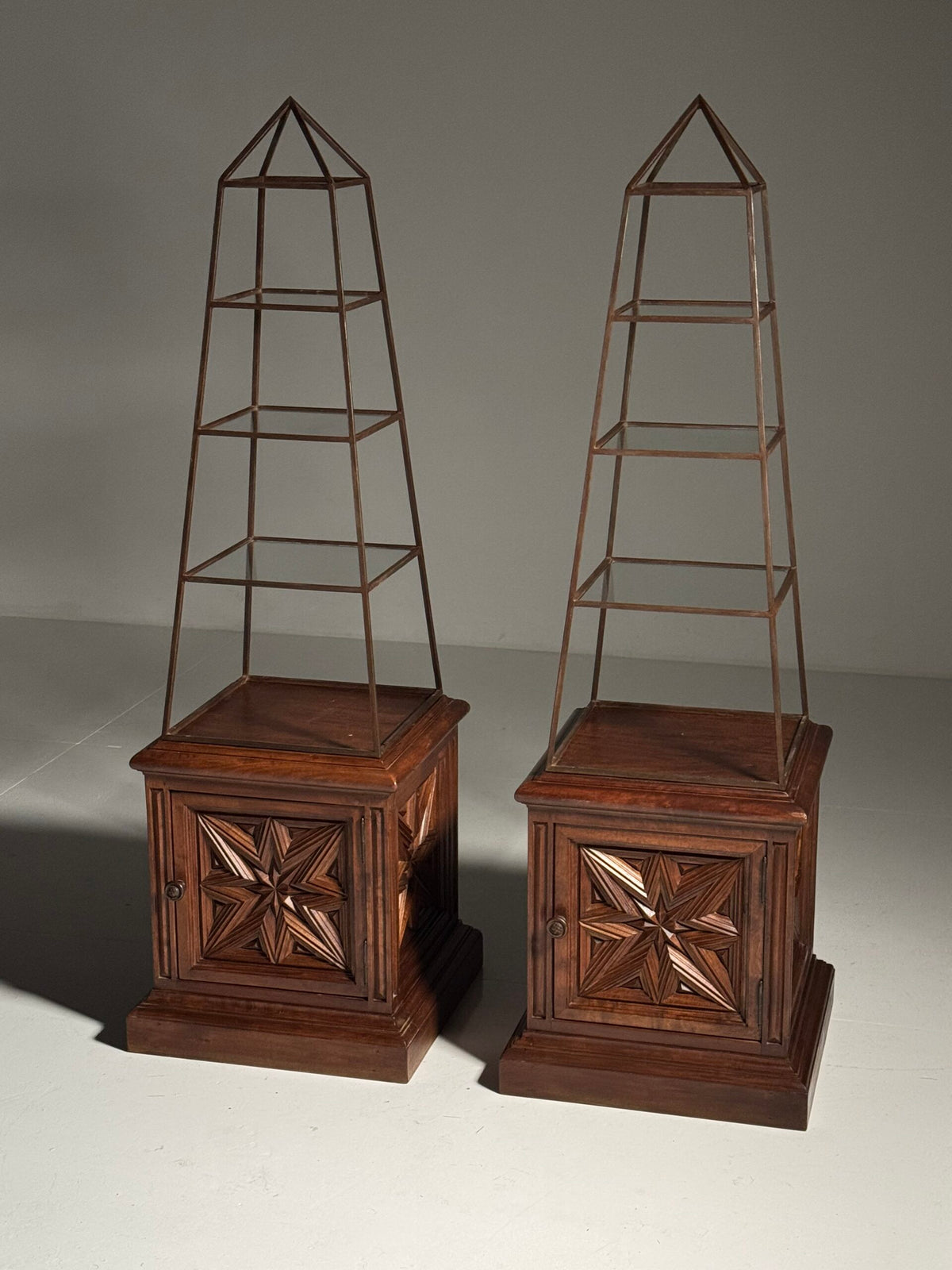 Pair of Obelisk Shaped Etageres, France, Mid 20th Century, photo 19