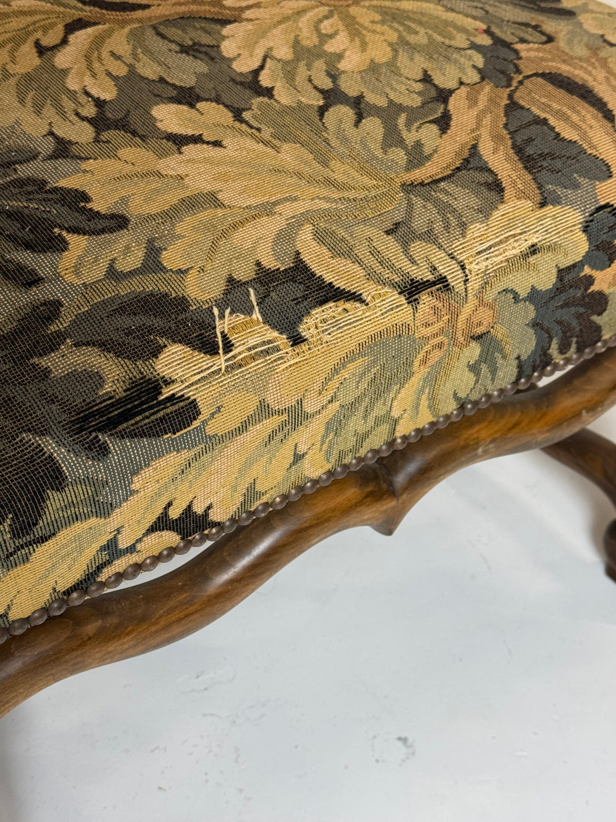 Pair of Os de Mouton Armchairs in Oudenaarde Tapestry Style, photo 10