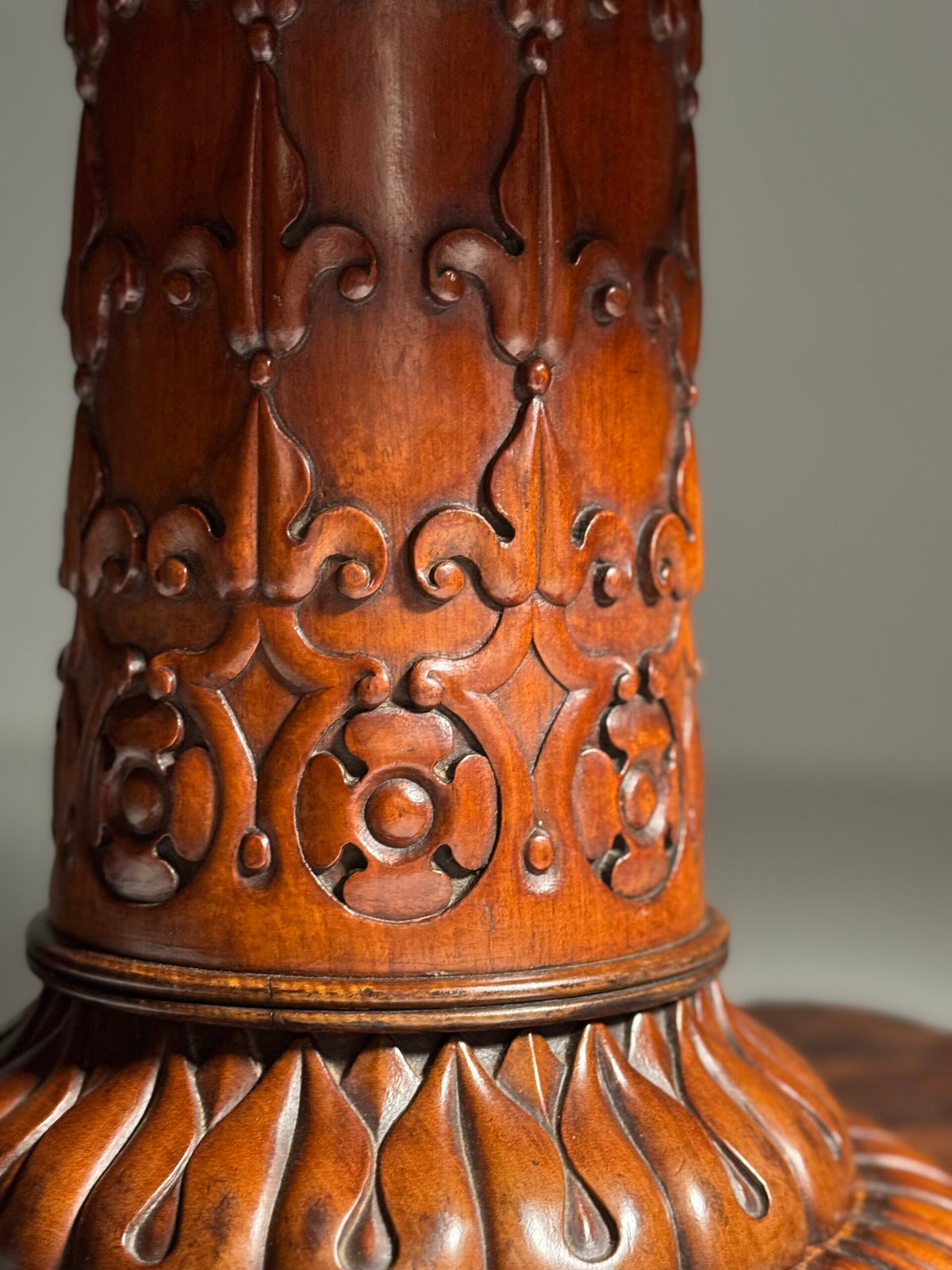 Mid 19th Century Center Table with Carrara Marble Top, photo 12