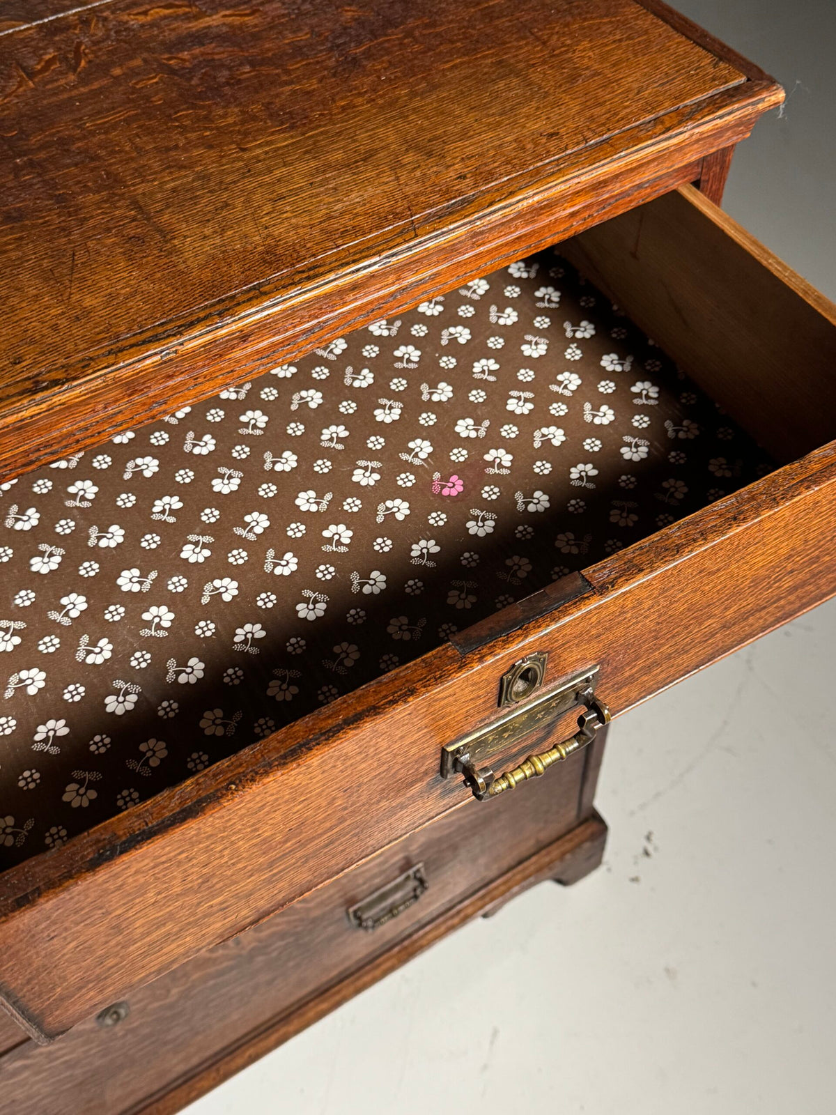 Large English Oak Chest of Drawers, Mid to Late 19th Century, photo 10