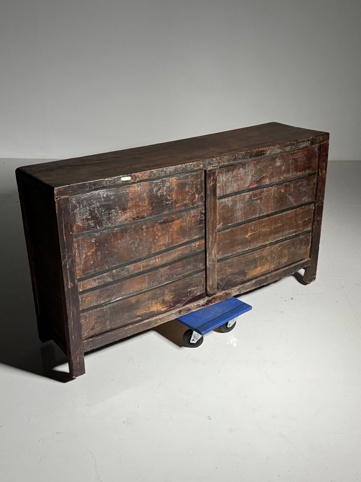 Blue Lacquered Asian Sideboard, Late 20th Century, photo 19