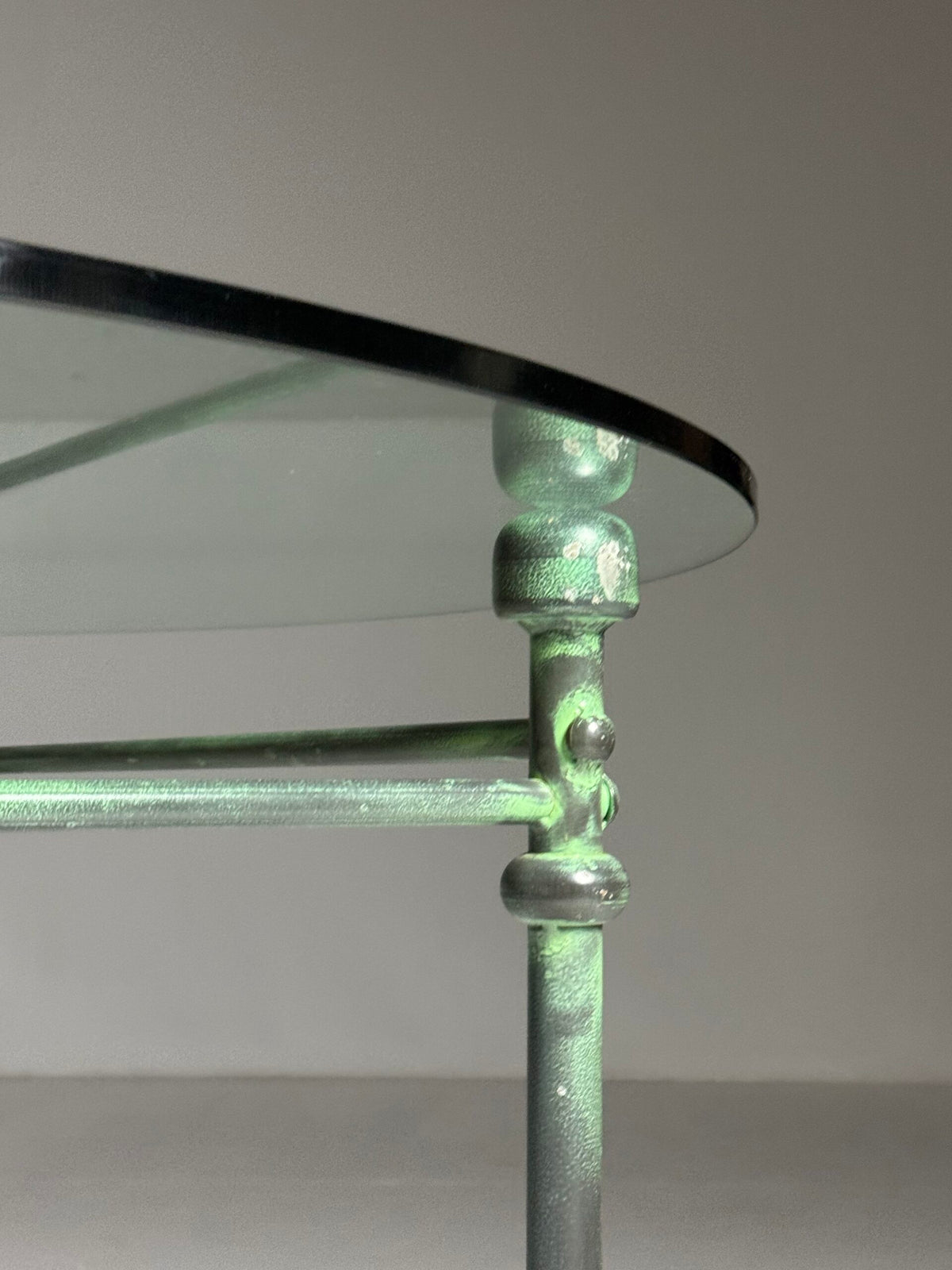 Vintage Rope Center Table with Tassels and Glass Top, 1980 to 1990, photo 12