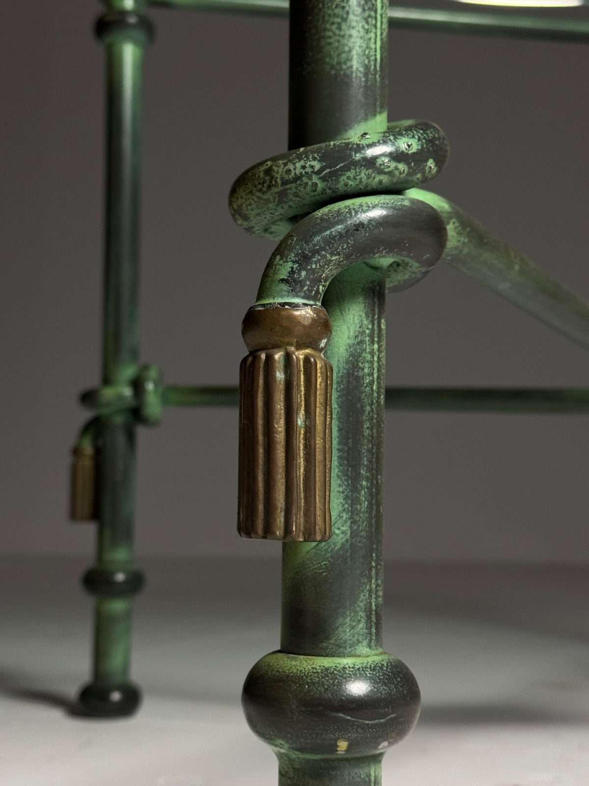 Vintage Rope Center Table with Tassels and Glass Top, 1980 to 1990, photo 10