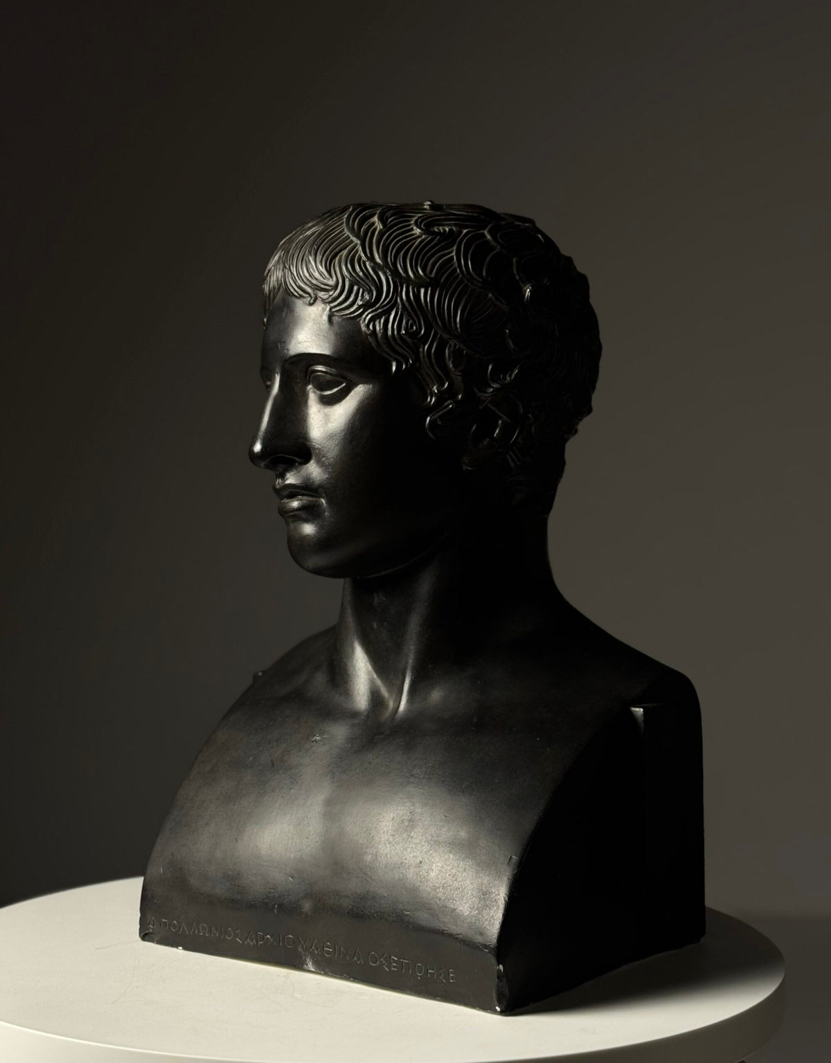 Plaster Bust of Doryphoros, Late 20th Century, photo 14