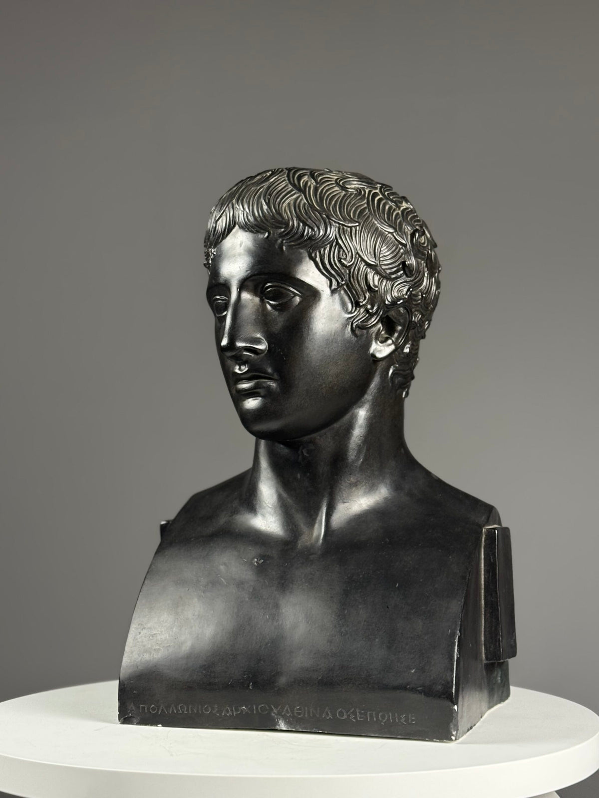 Plaster Bust of Doryphoros, Late 20th Century, photo 8