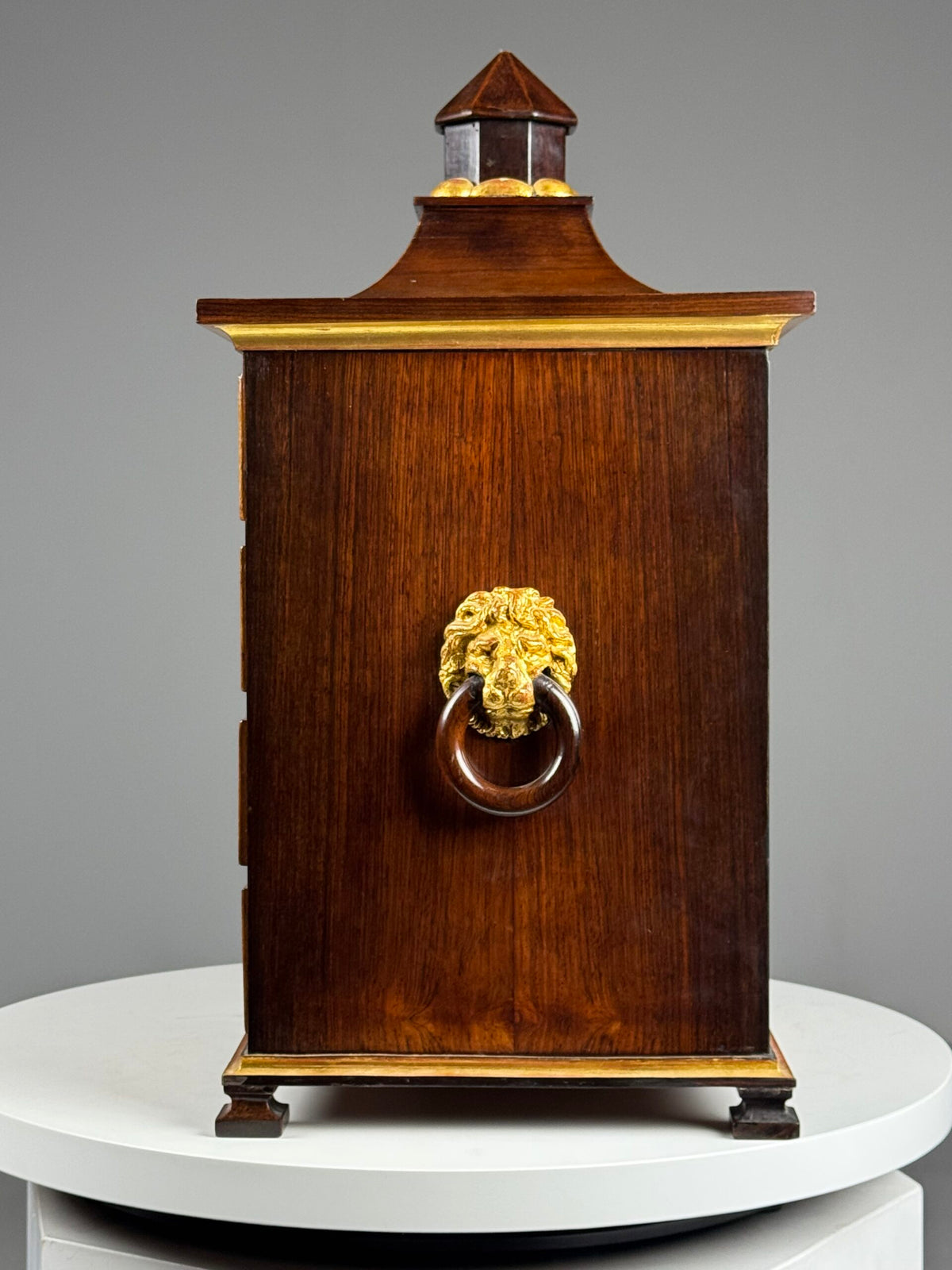 18th Century Architectural Marquetry Table Cabinet, photo 11