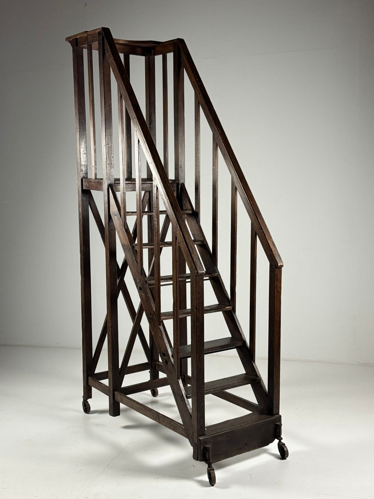 Rolling Library Ladder, Late 19th or Early 20th Century, photo 14