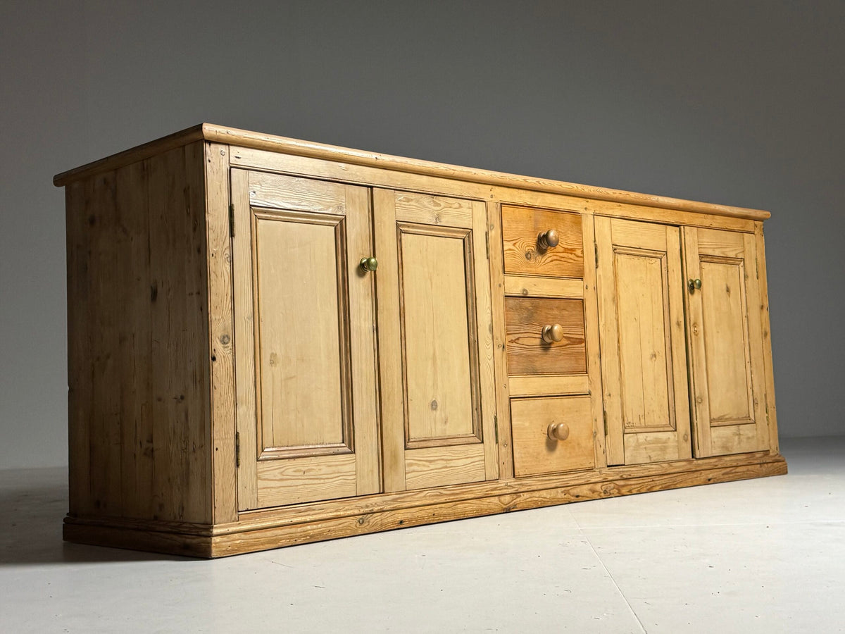English Pine Sideboard, 19th Century, photo 23