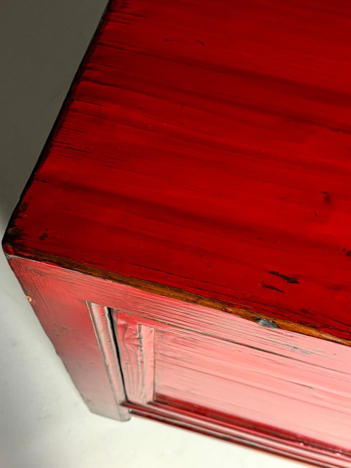 Large Chinese Style Red Lacquer Sideboard, c. 2000, photo 7