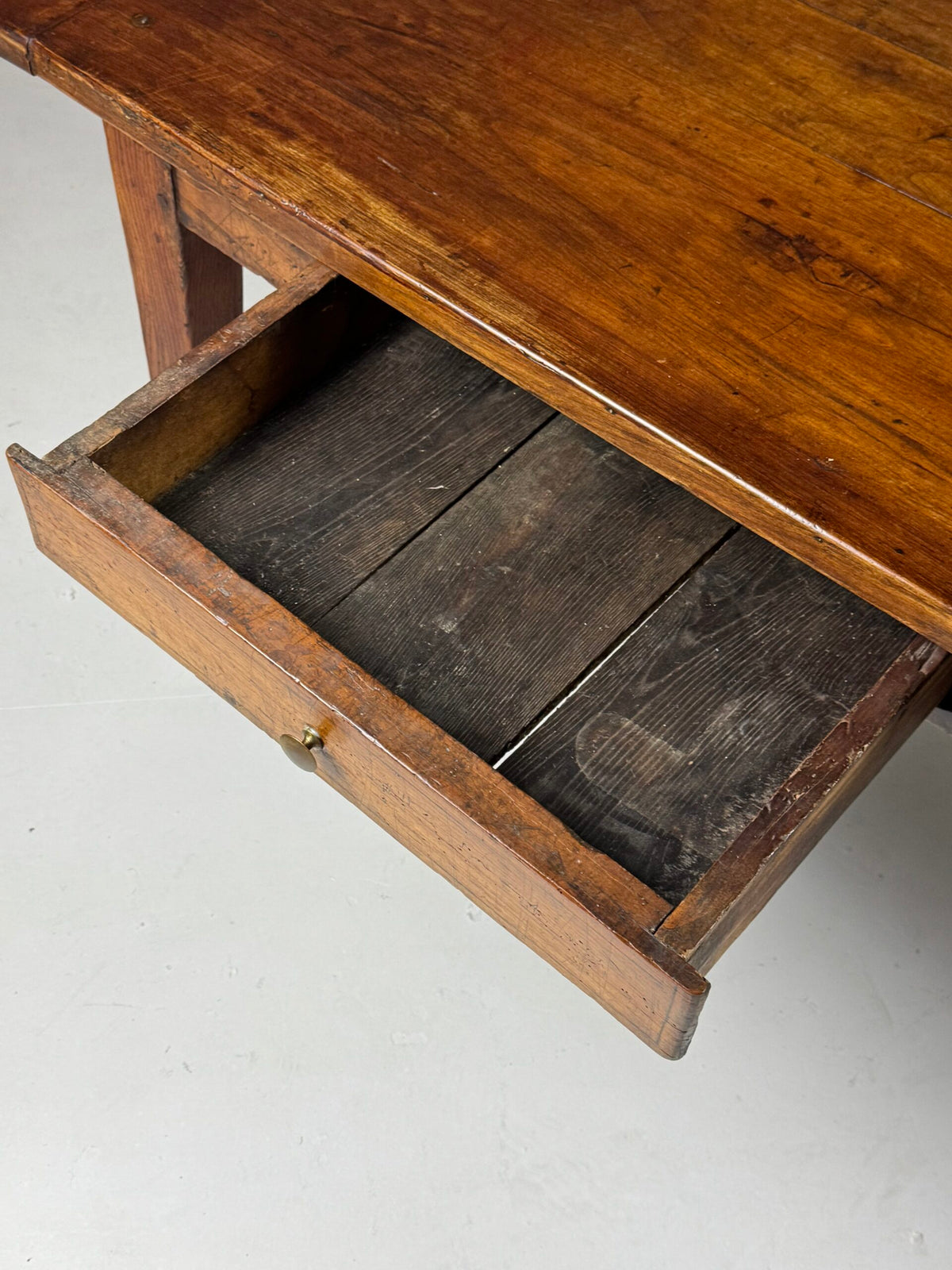 French Farmhouse Dining Table, 292 cm, Fruitwood, Early 19th Century, photo 17