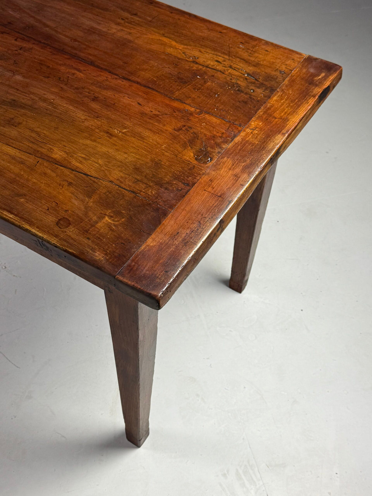 French Farmhouse Dining Table, 292 cm, Fruitwood, Early 19th Century, photo 13