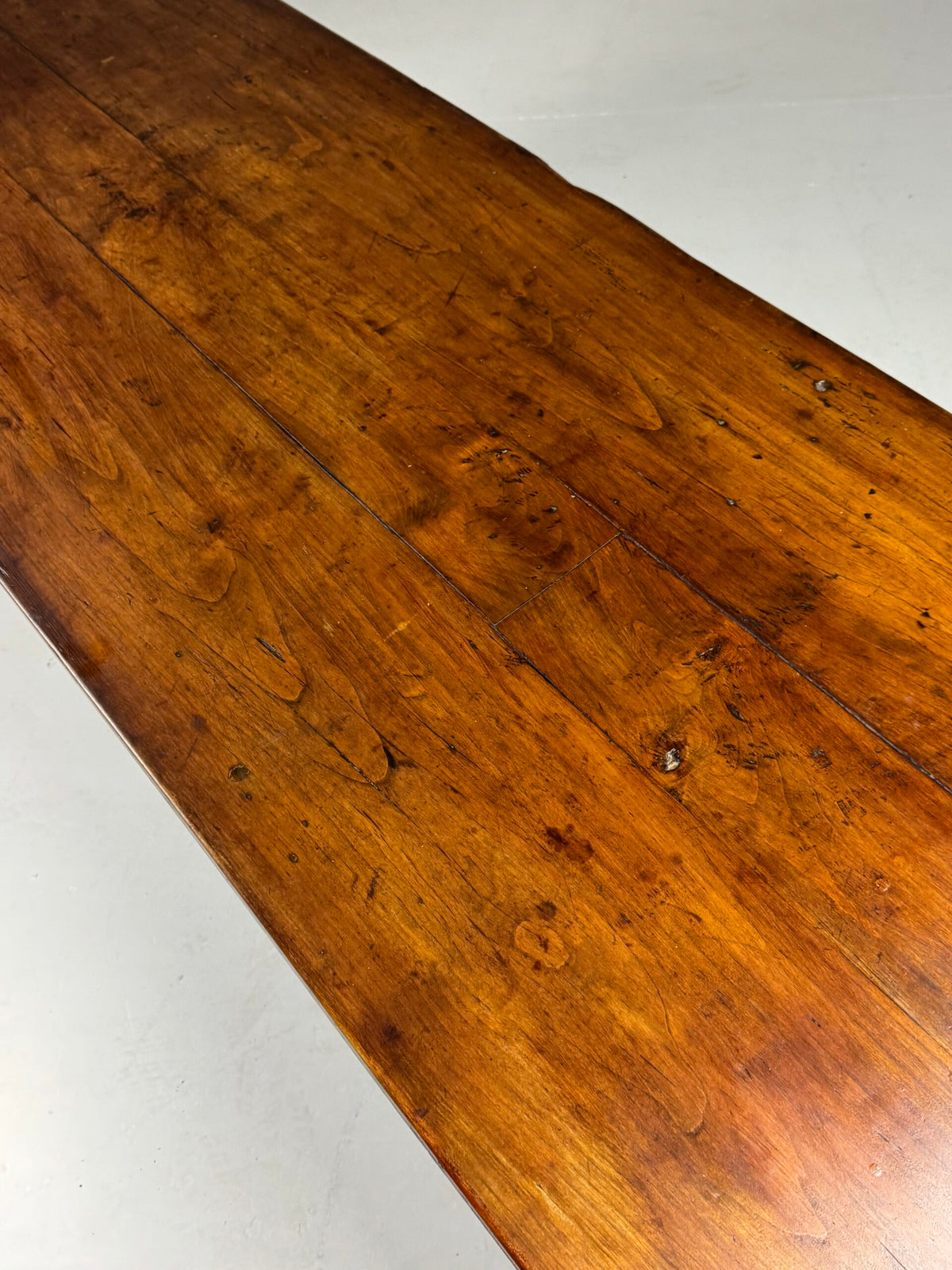 French Farmhouse Dining Table, 292 cm, Fruitwood, Early 19th Century, photo 4