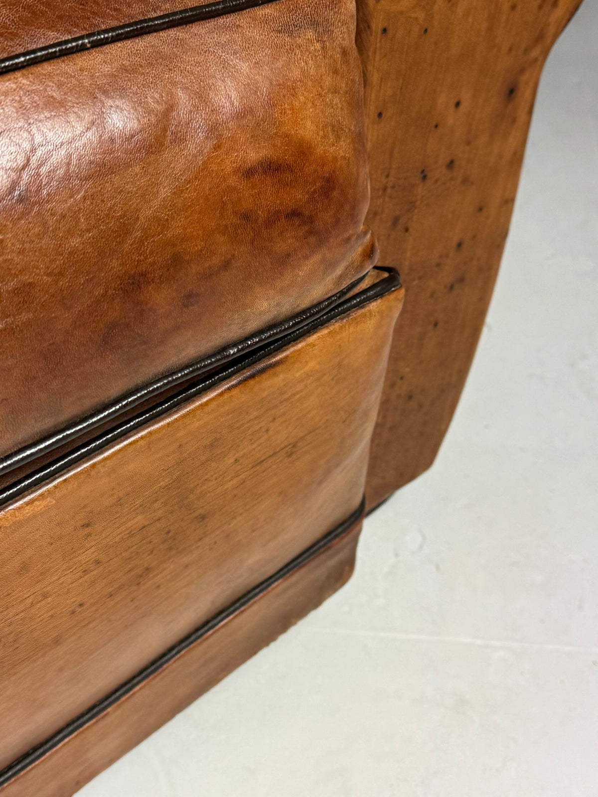 Pair of French Leather Club Chairs, 1930 to 1940, photo 17