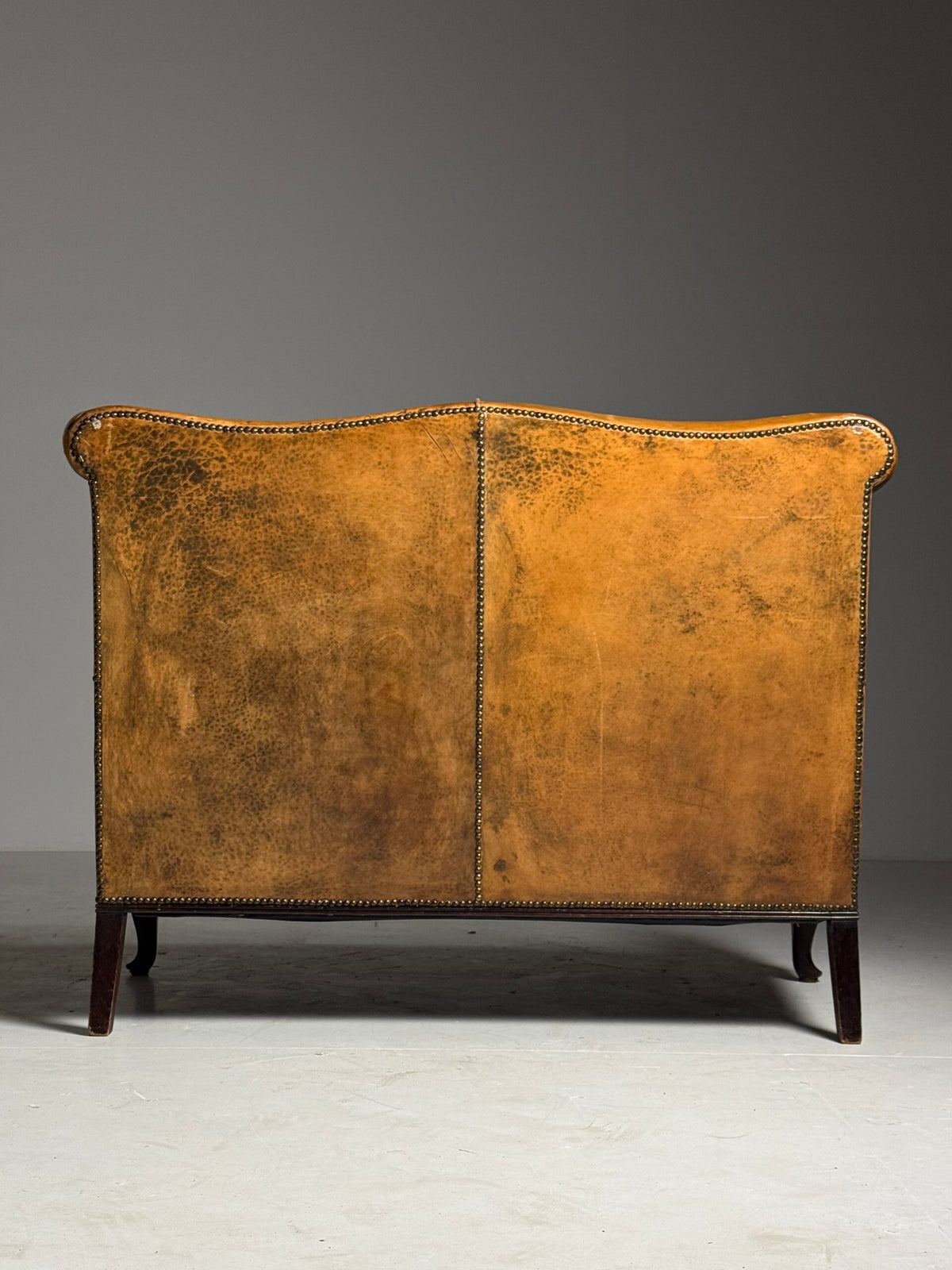 Sheepskin Leather Sofa Bench, Mid to Late 20th Century, photo 19