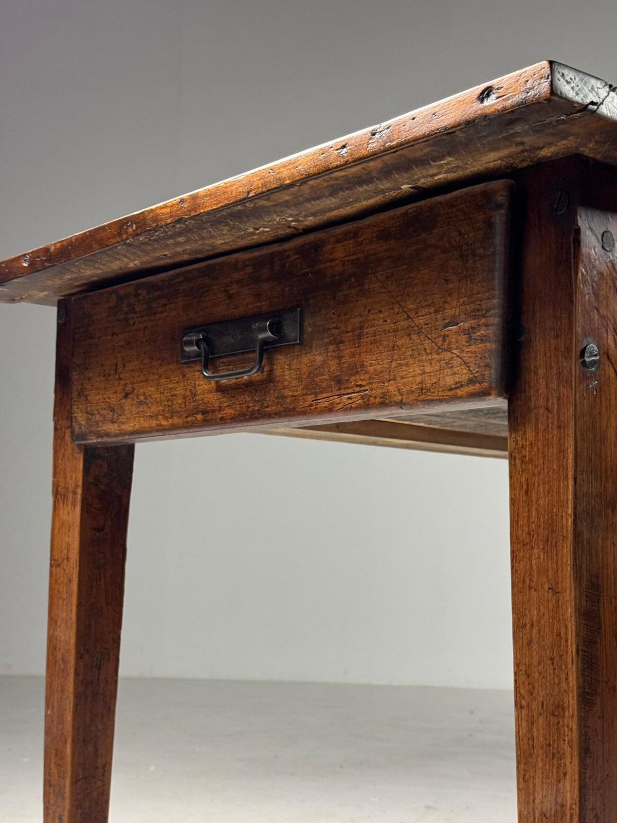 French Farmhouse Dining Table, 242 cm, Early 19th Century, photo 20