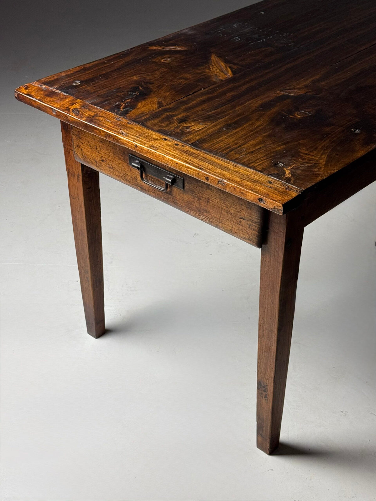 French Farmhouse Dining Table, 242 cm, Early 19th Century, photo 23