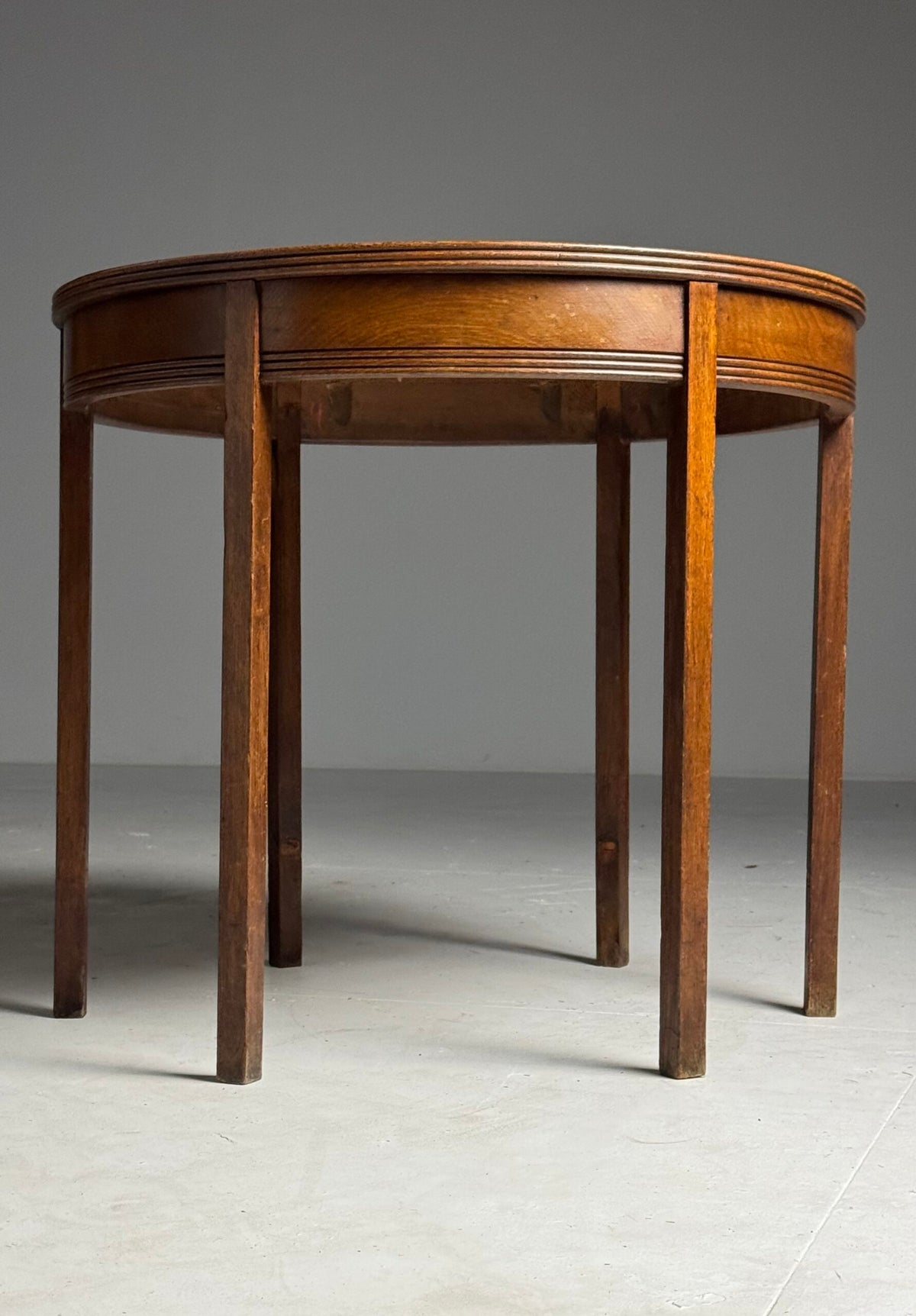Oak Coffee Table or Center Table, Belgium, Early 1900s, photo 9
