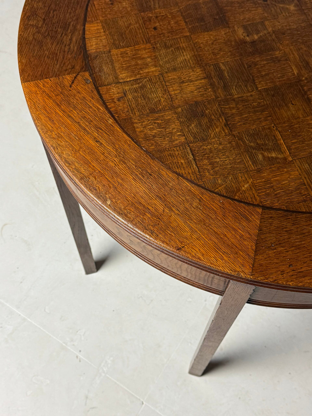 Oak Coffee Table or Center Table, Belgium, Early 1900s, photo 14