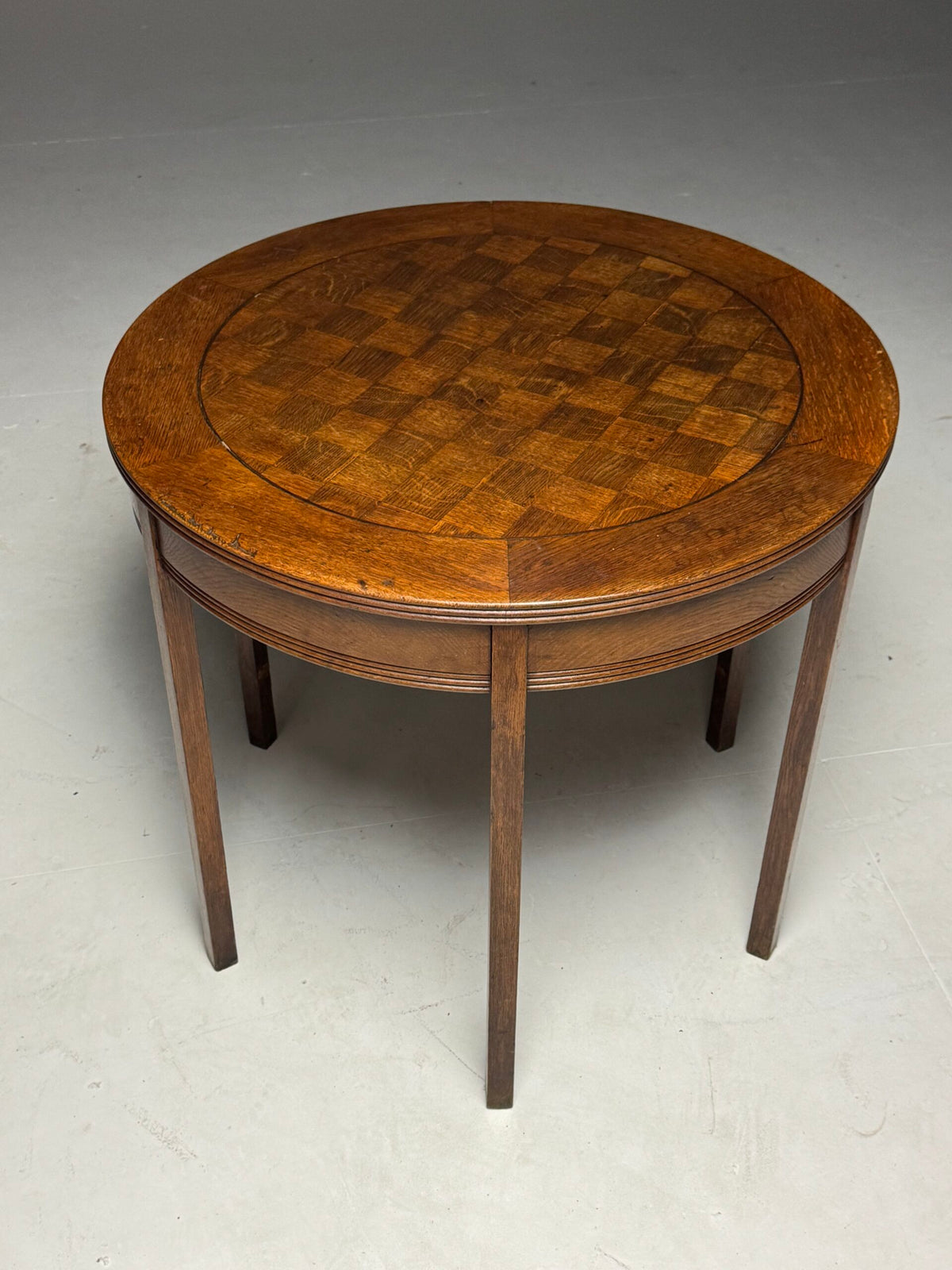 Oak Coffee Table or Center Table, Belgium, Early 1900s, photo 19
