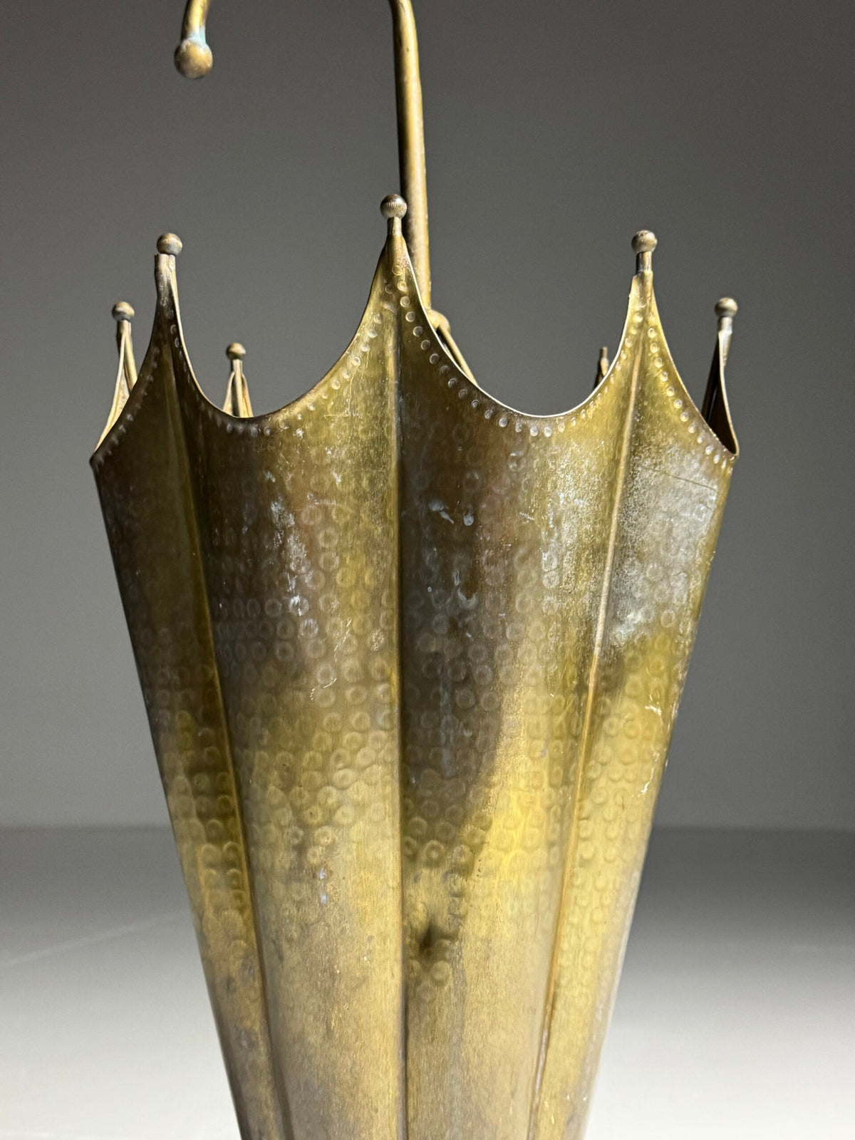 Copper Umbrella Stand in the Shape of an Umbrella, photo 14