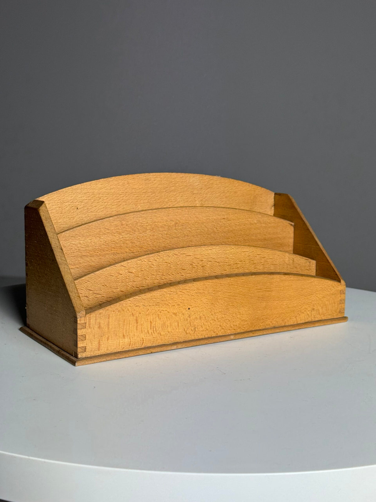 Solid Oak Desk Organiser, France, Late 20th Century, photo 11
