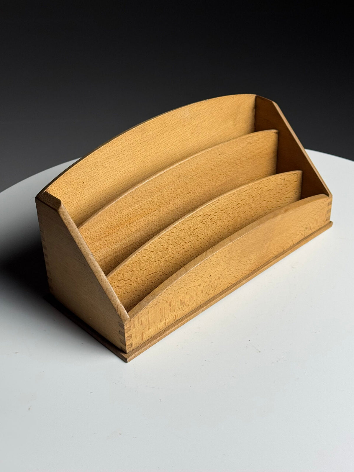 Solid Oak Desk Organiser, France, Late 20th Century, photo 1