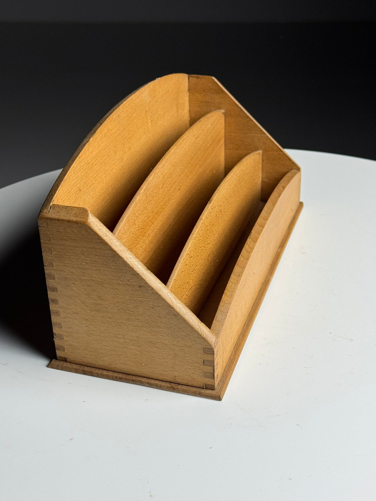 Solid Oak Desk Organiser, France, Late 20th Century, photo 4